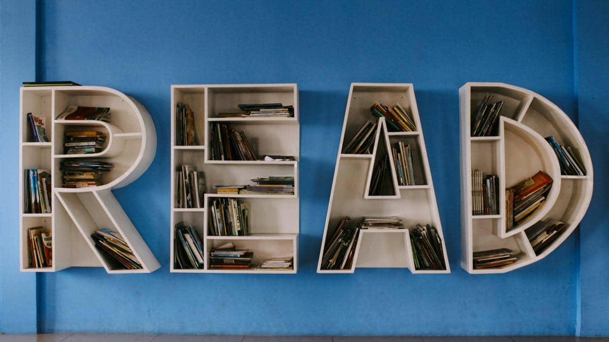 ilustrasi perpustakaan