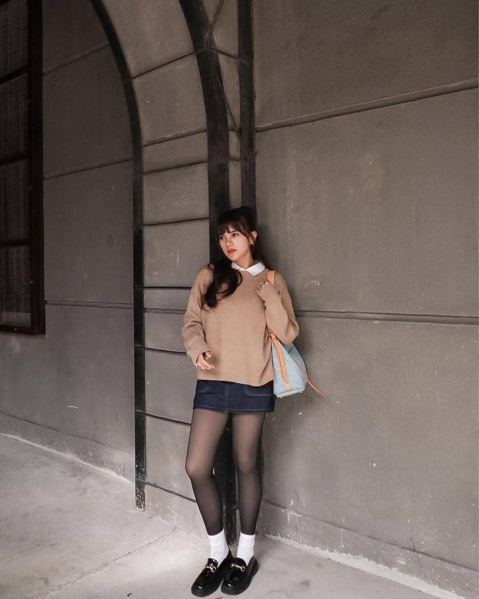 padu padan knitwear ala Audi Marissa 