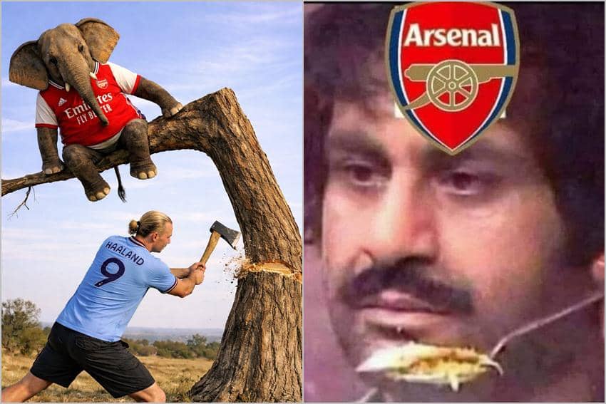 8 Meme Arsenal Kalah Lawan Man City, OTW Peringkat 2?