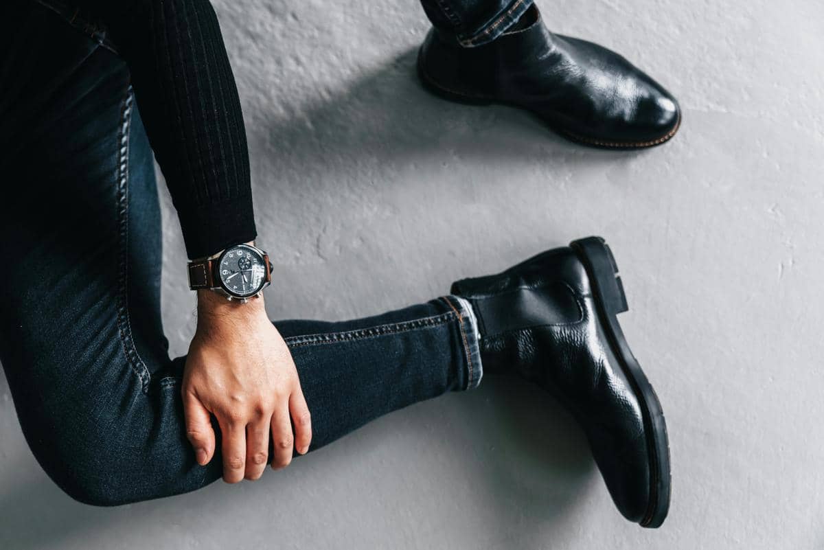 ilustrasi chelsea boots 