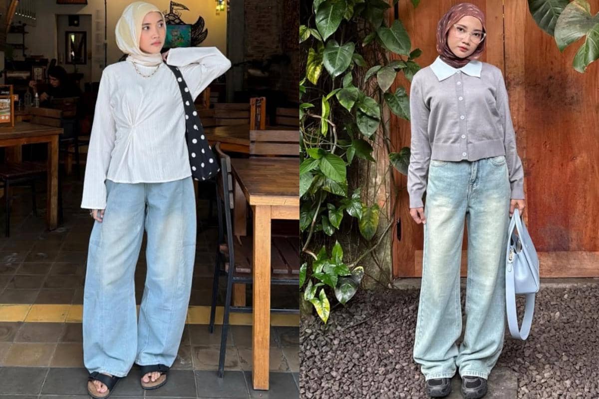 7 Ide Padu Padan Blue Jeans ala Khaila Dian, Look-nya Timeless!