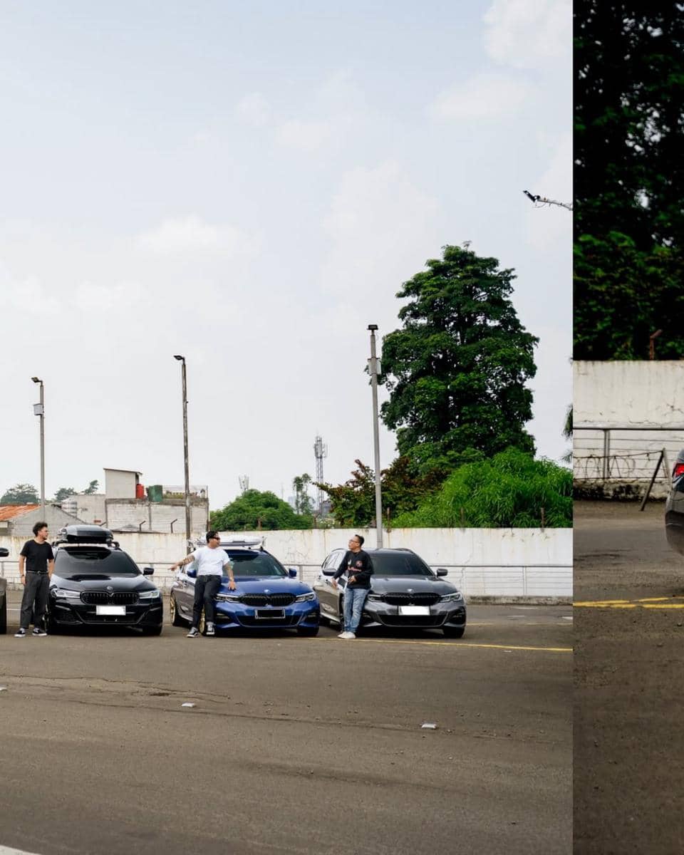 Ananda Omesh bareng geng mobil tua