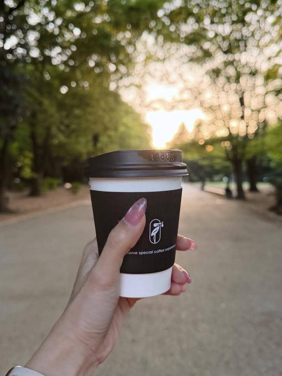 Yunita Siregar liburan musim semi di Jepang