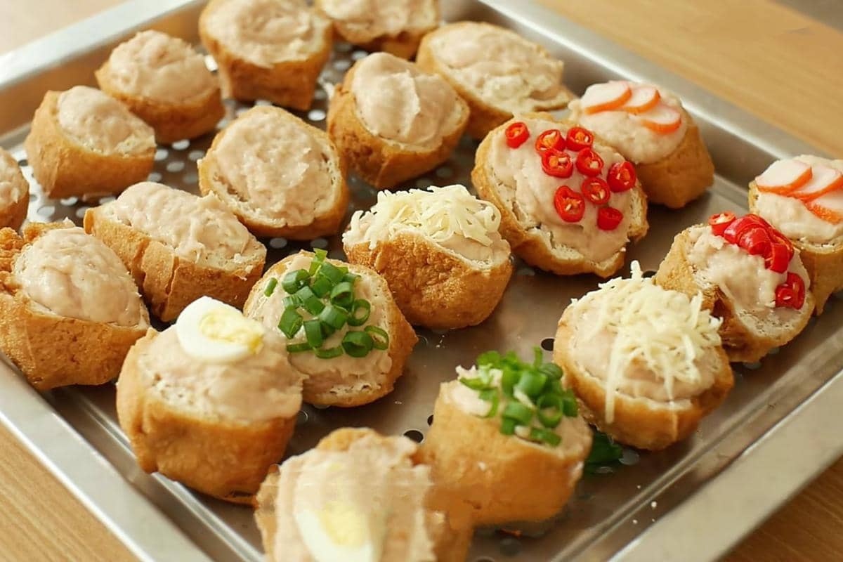 ilustrasi tahu bakso isi keju lumer