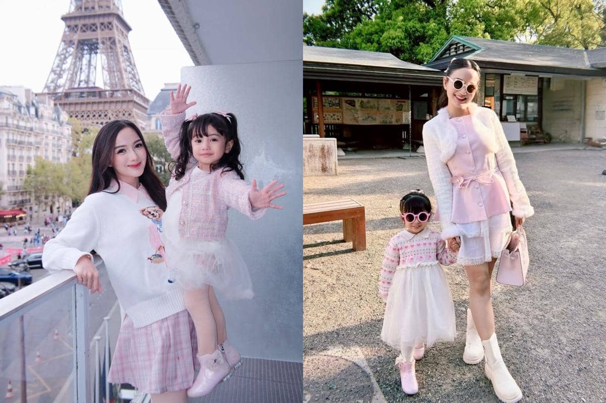 7 OOTD Ibu dan Anak ala Nanda Arsyinta, Super Cute!