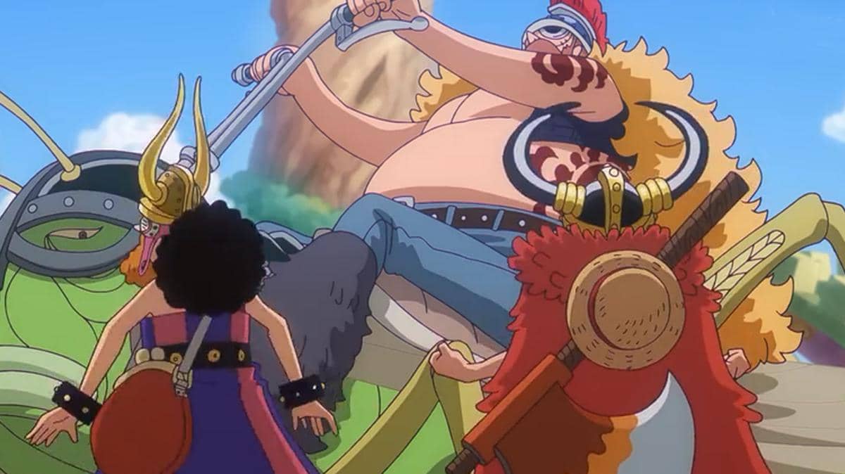 Luffy bertemu dengan manusia yang melayani penghuni kastil Bigstein - One Piece
