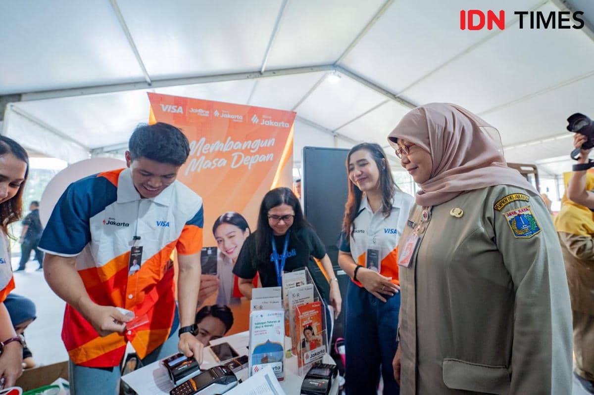 Bank Jakarta menggelar Bank Jakarta XPORIA 2026 di Balai Kota, Senin (20/4/2026). 