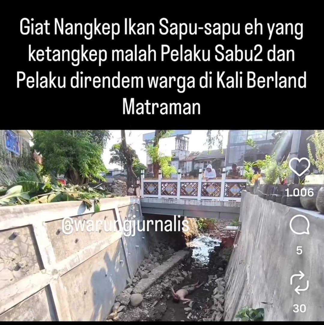 Operasi Berantas Ikan Sapu-Sapu, Malah Berujung Tangkap Orang Nyabu 