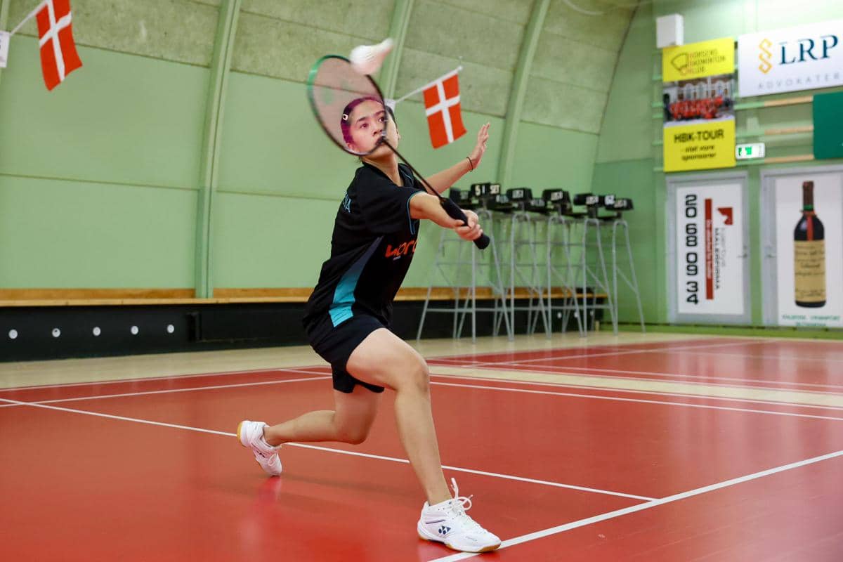 Ni Kadek Dhinda Amartya Pratiwi dalam latihan jelang Thomas dan Uber Cup 2026 