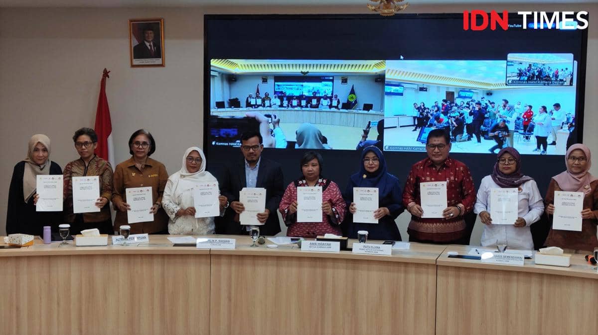 Konferensi Pers Tim Independen Lembaga Nasional Hak Asasi Manusia (LNHAM) untuk pencarian fakta peristiwa demo besar Agustus-September 2025 