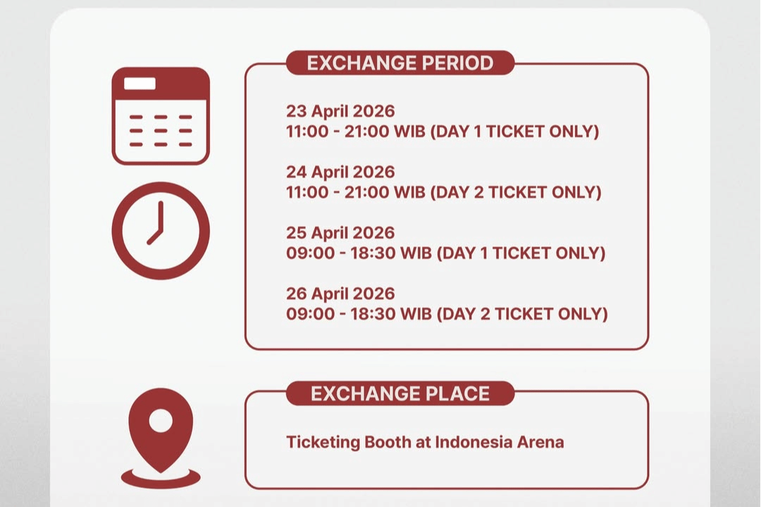 jadwal penukaran tiket Rundown konser TREASURE PULSE ON di Jakarta 2026