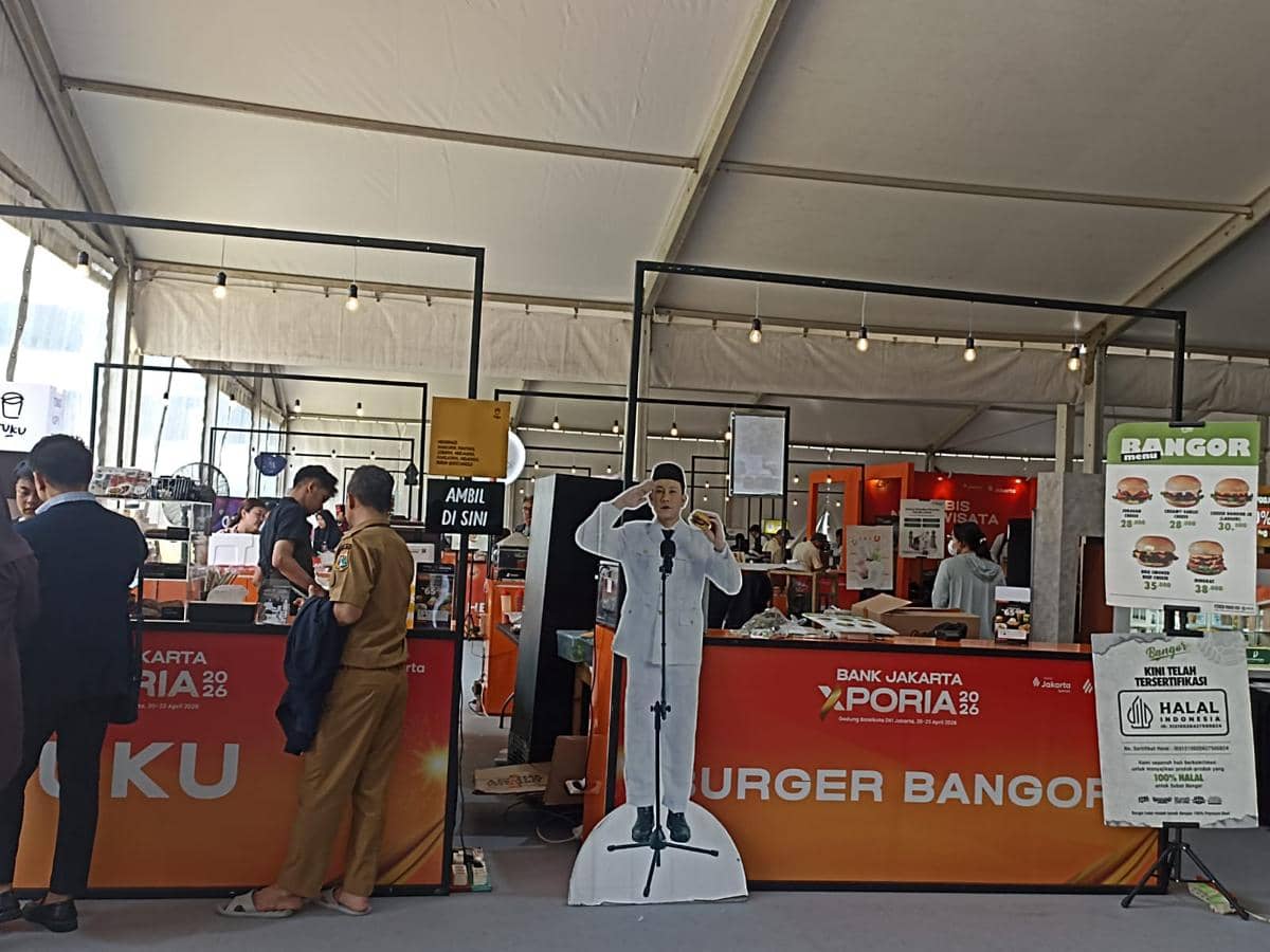 Bank Jakarta menggelar Bank Jakarta XPORIA 2026 di Balai Kota, Senin (20/4/2026). 