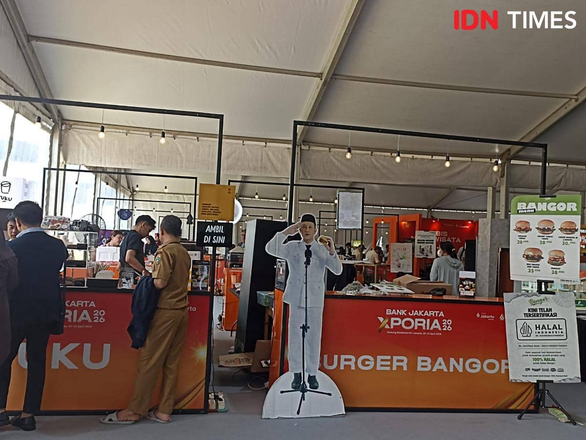 Bank Jakarta menggelar Bank Jakarta XPORIA 2026 di Balai Kota, Senin (20/4/2026). 