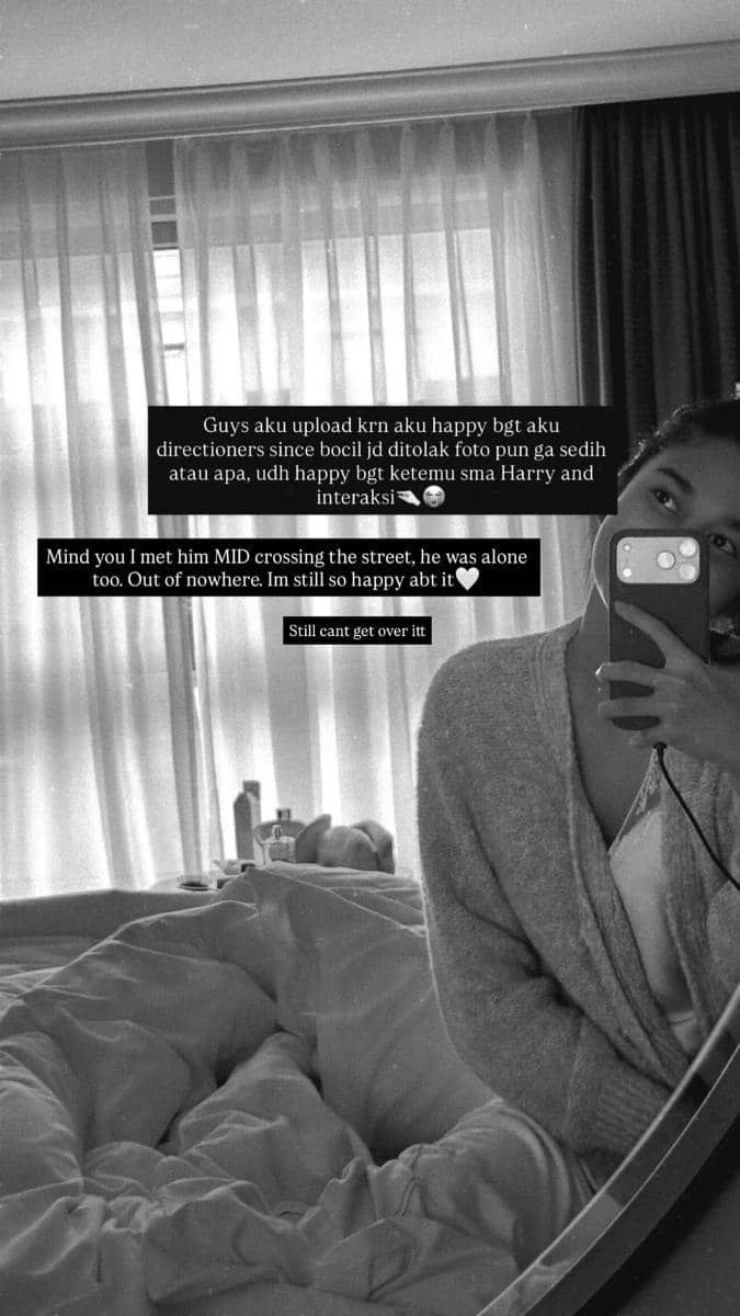 Azizah Salsha ditolak foto sama Harry Styles di Paris