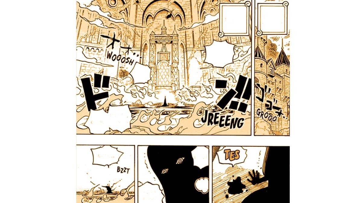 Imu berdarah setelah teleportasi - One Piece