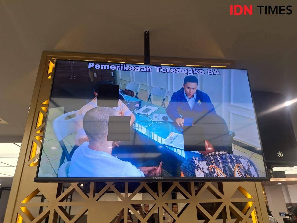 Direktorat Jenderal Imigrasi menggelar konferensi pers tindak pidana perdagangan manusia (TPPM). (IDN Times/Lia Hutasoit)