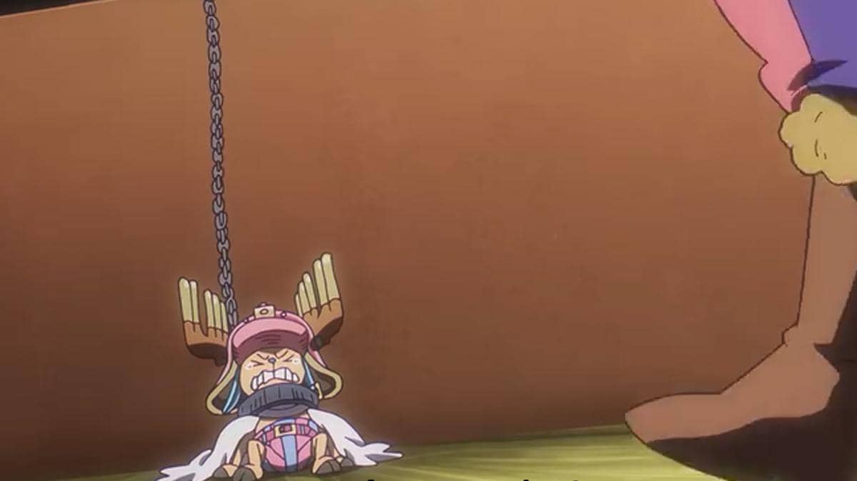 Chopper dalam kondisi terborgol - One Piece