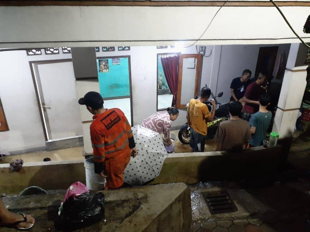 Evakuasi Banjir Ranggamekar Kota Bogor, Minggu (19/4/2026). Humas BPBD Kota Bogor 