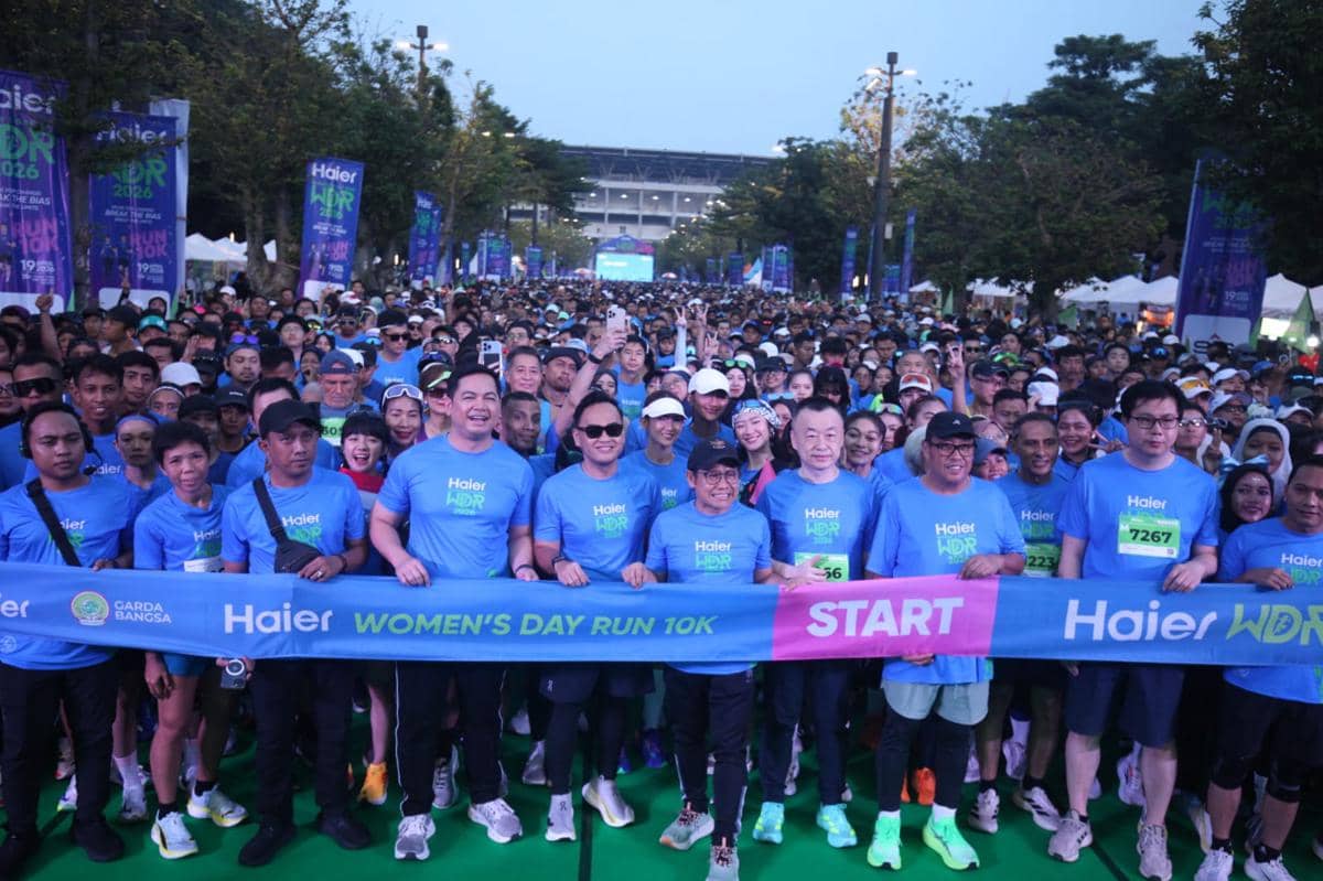 Keseruan Haier Women's Day Run 2026 di Jakarta