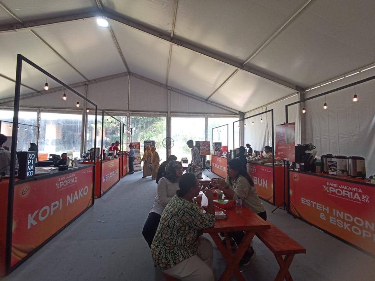 Bank Jakarta menggelar Bank Jakarta XPORIA 2026 di Balai Kota, Senin (20/4/2026). 