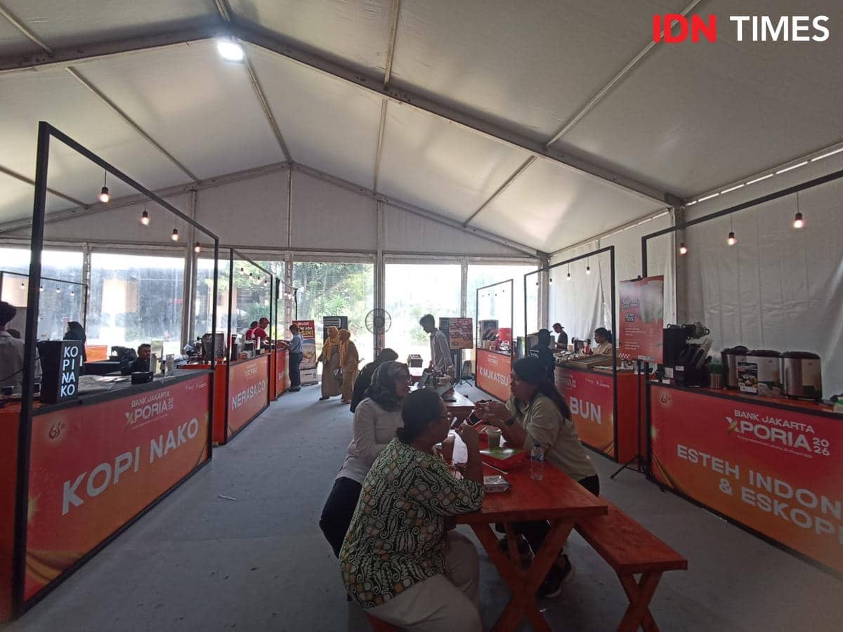 Bank Jakarta menggelar Bank Jakarta XPORIA 2026 di Balai Kota, Senin (20/4/2026). 