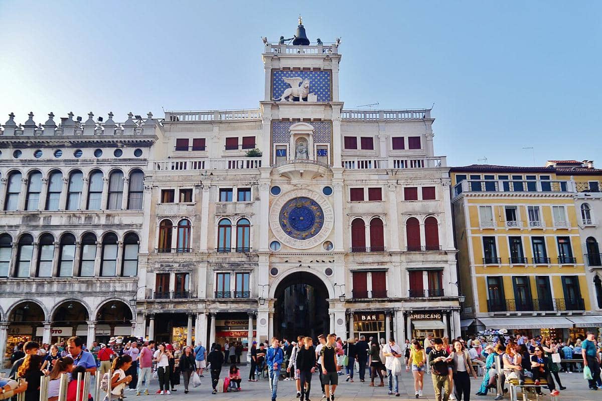 5 Fakta Torre dell'Orologio, Menara Jam Santo Markus di Venesia