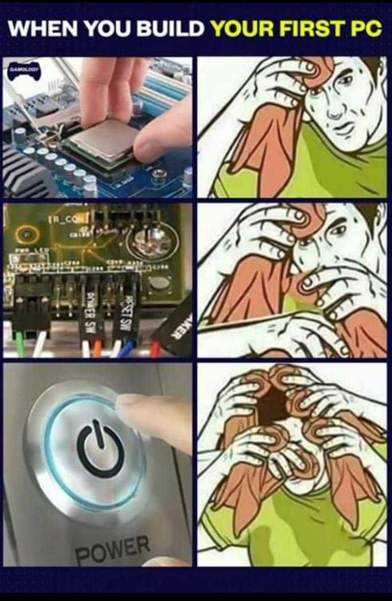 meme kartun tentang berkeringat