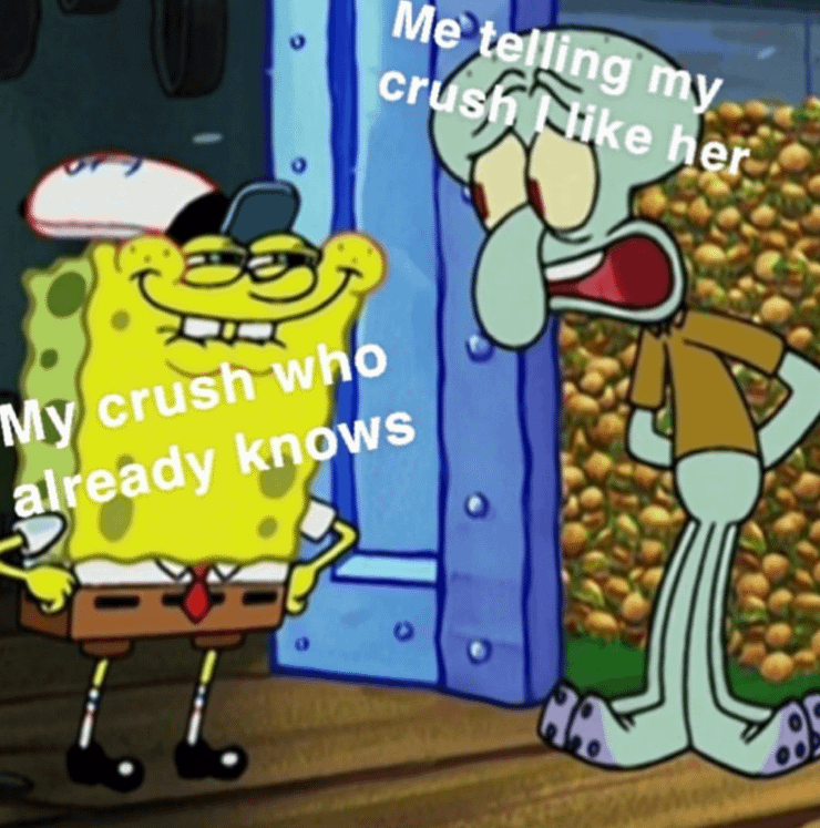 meme kartun tentang berkeringat