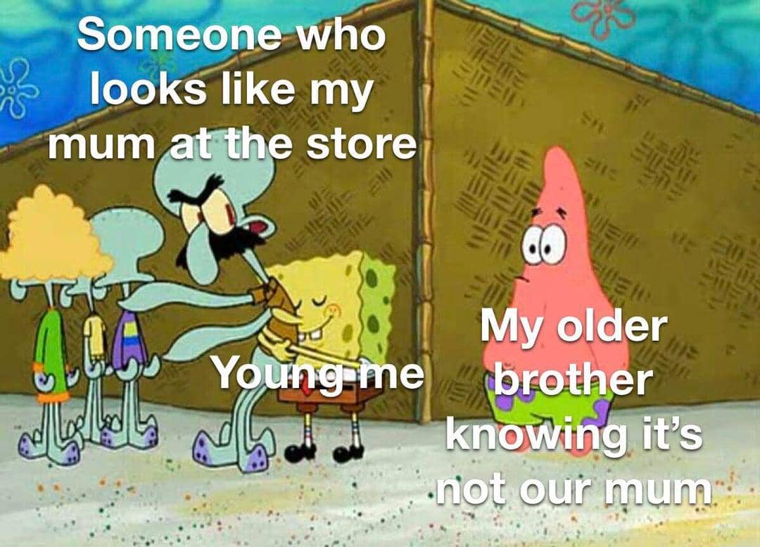 8 Meme SpongeBob tentang Supermarket, Banyak Kenangan sama Mama