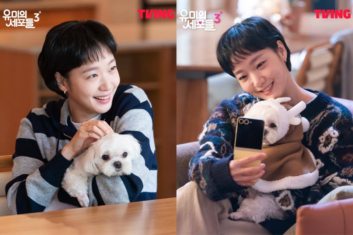 Kim Yu Mi (Kim Go Eun) dalam drakor Yumi's Cells 3 