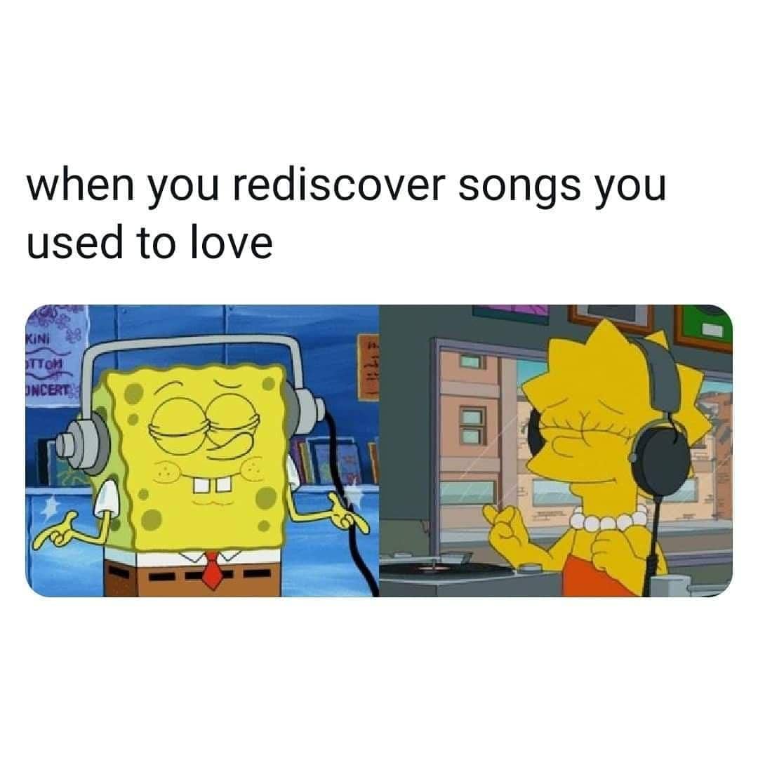 meme SpongeBob tentang lagu