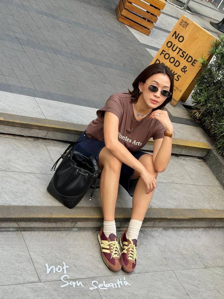 ilustrasi mix and match celana pendek