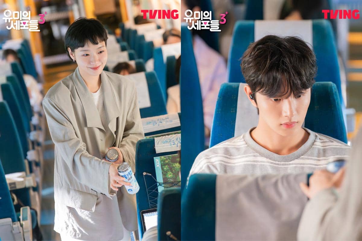 Kim Yu Mi (Kim Go Eun) dan Shin Soon Rok (Kim Jae Won) dalam drakor Yumi's Cells 3 