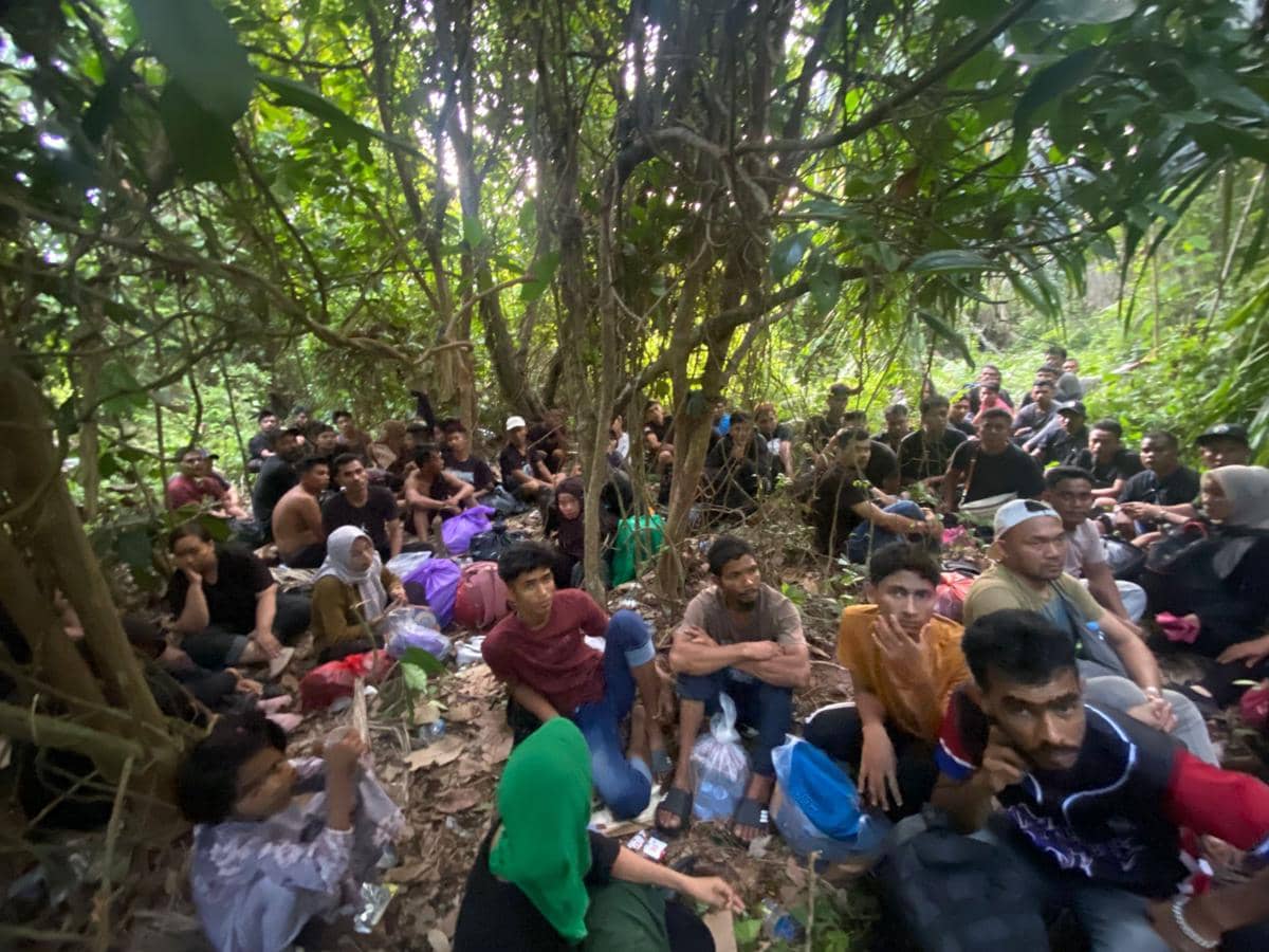 Polisi Dumai Gagalkan Pengiriman 56 PMI Ilegal dan 7 WNA ke Malaysia