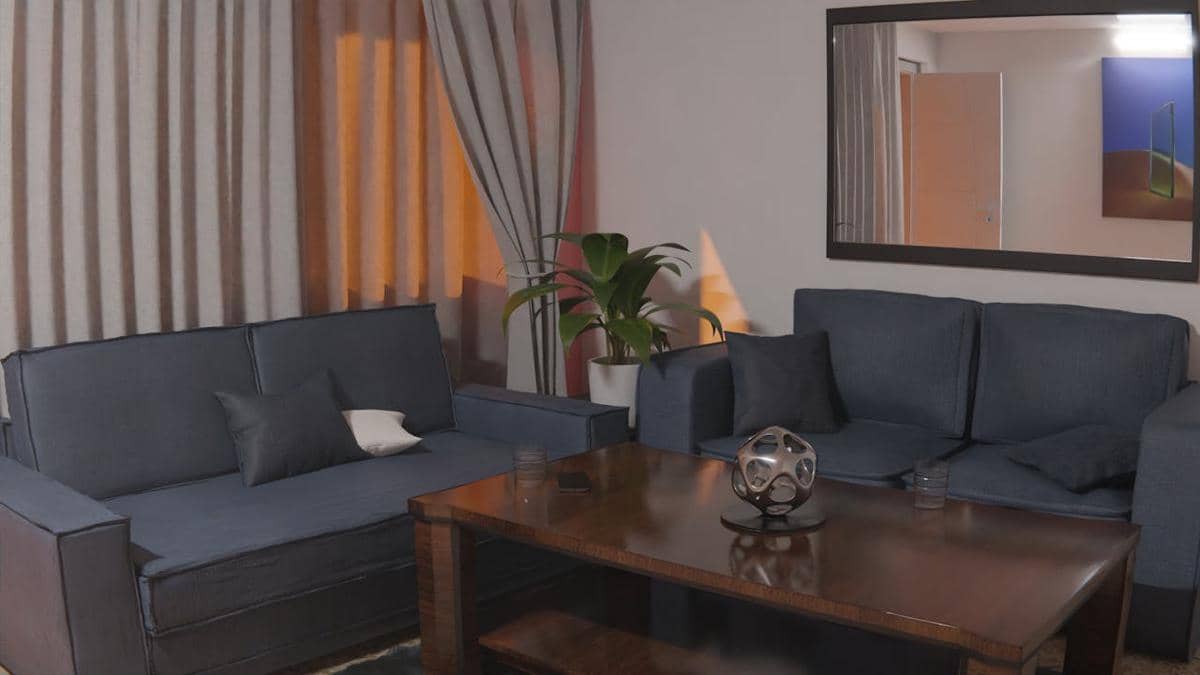 ilustrasi sofa ruang tamu