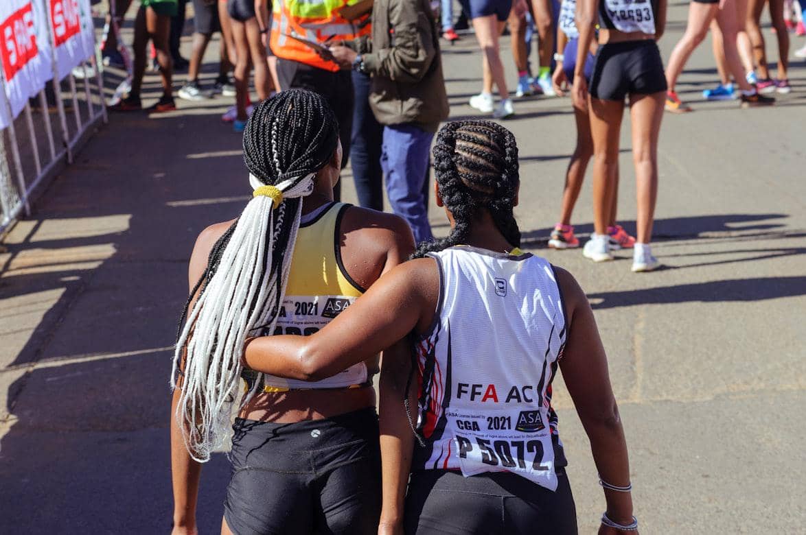 ilustrasi kram otot saat maraton 