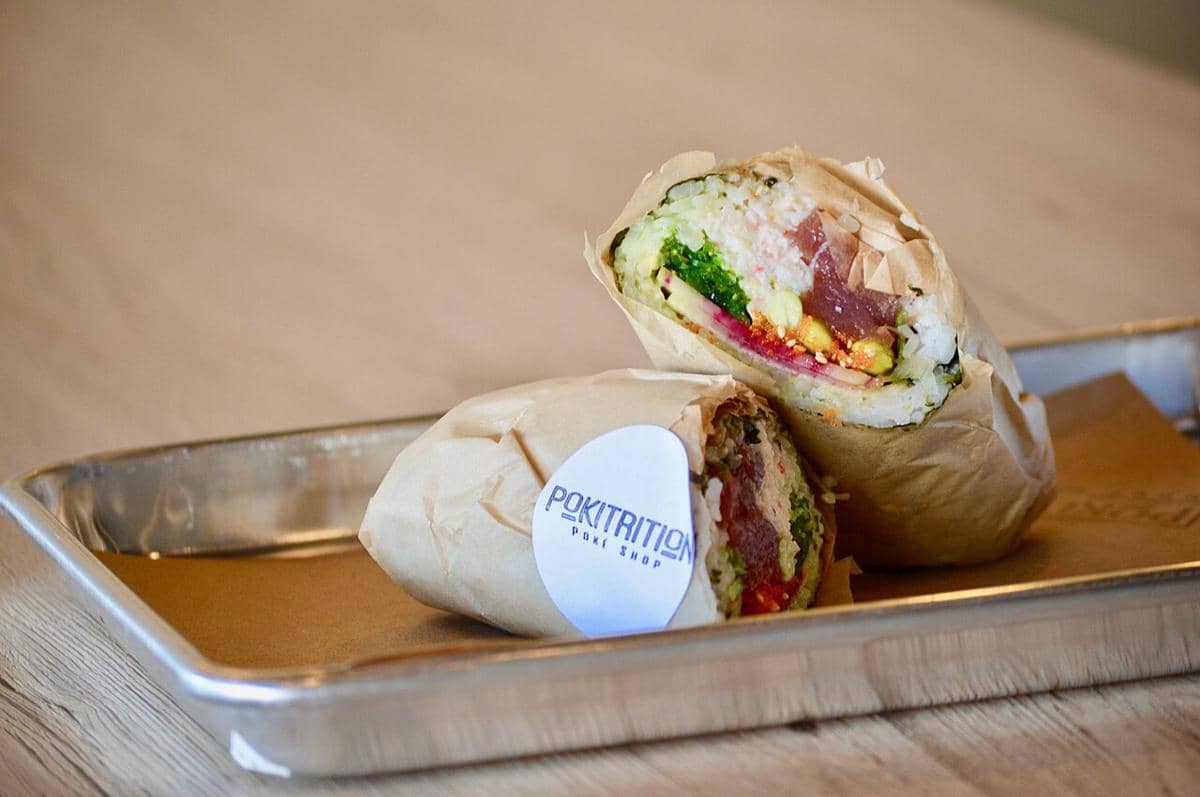 ilustrasi sushi burrito