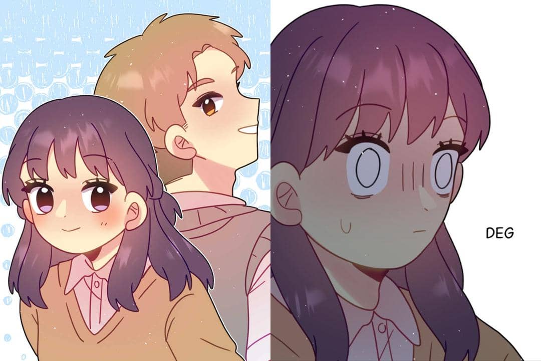 cuplikan adegan dalam webtoon Hello, Mantan! 