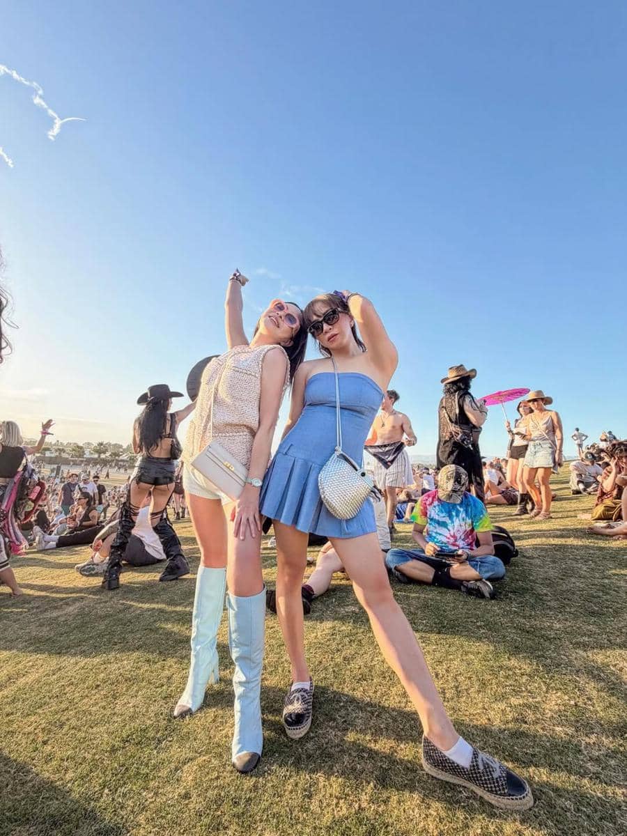 Shandy Aulia nonton Coachella bareng Sahabat