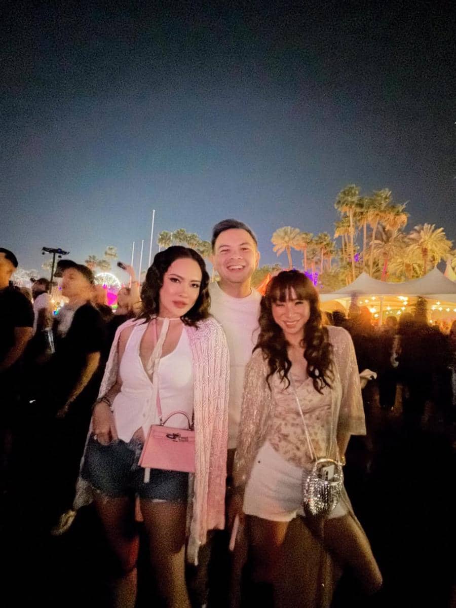 Shandy Aulia nonton Coachella bareng Sahabat
