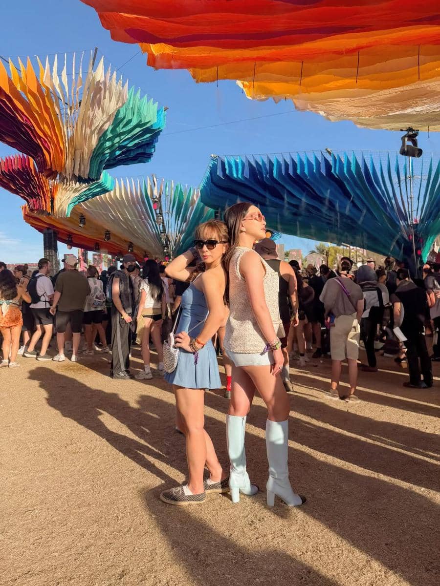 Shandy Aulia nonton Coachella bareng Sahabat
