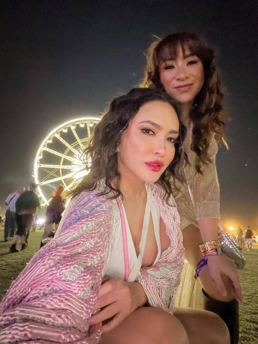 Shandy Aulia nonton Coachella bareng Sahabat