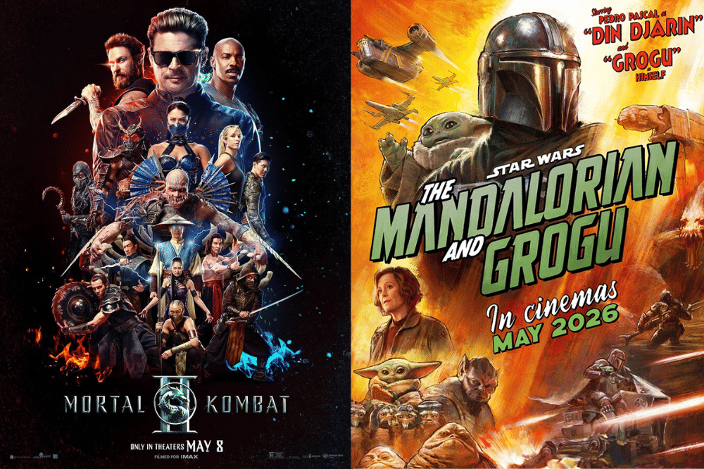 Film Barat yang tayang di bioskop Mei 2026 menghadirkan Mortal Kombat II dan Star Wars: The Mandalorian and Grogu