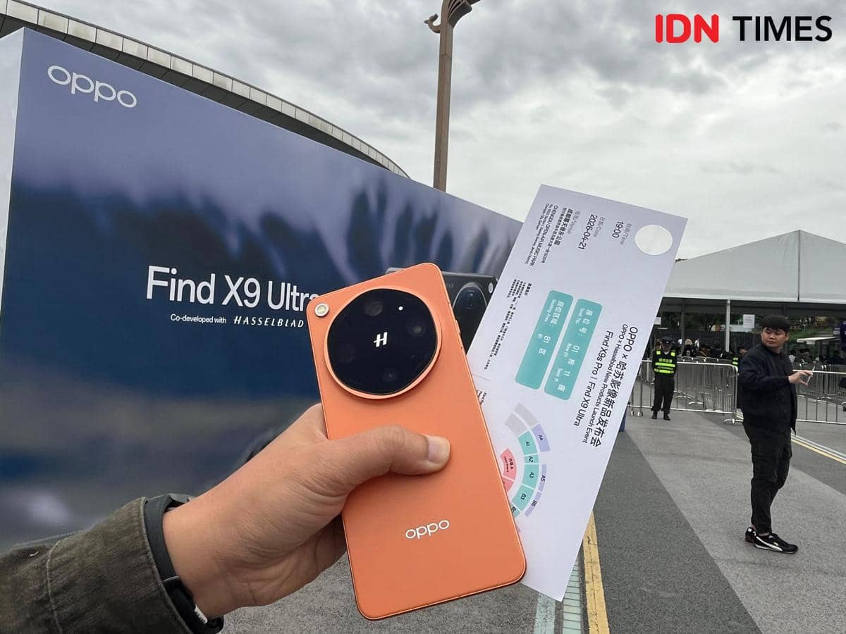OPPO meluncurkan produk terbaru OPPO Find X9 Ultra. (IDN Times/Triyan)