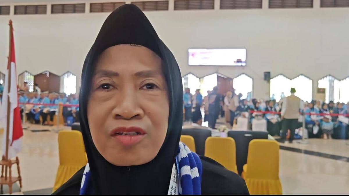 Jemaah haji asal Cibubur, Sariyem. 