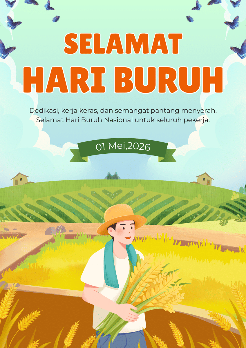 20 Poster Hari Buruh 2026 yang Kreatif dan Penuh Makna