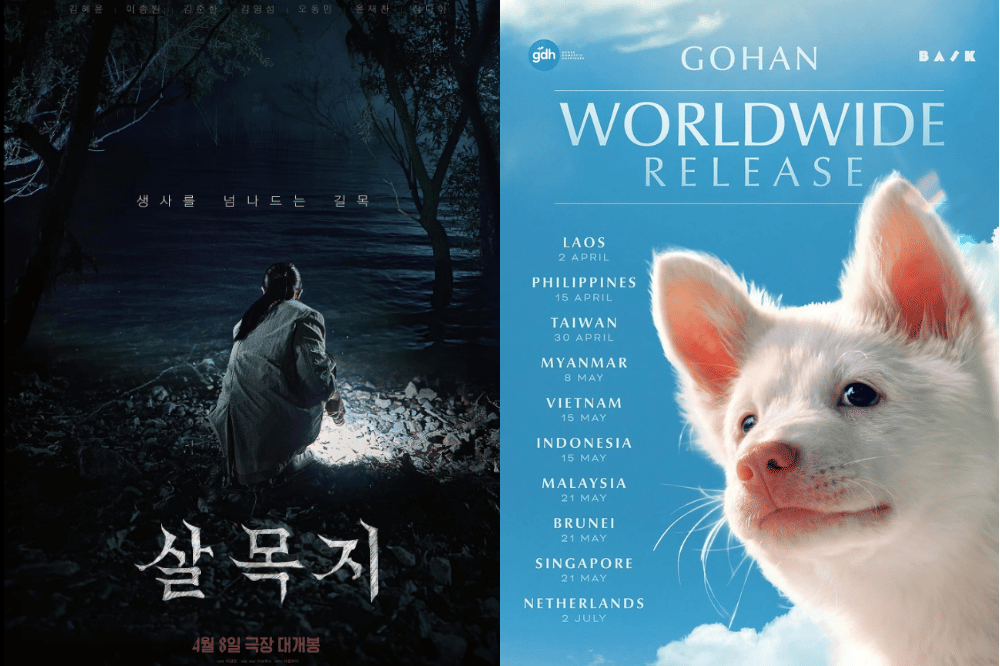 Film Asia yang tayang di bioskop Mei 2026 menghadirkan Salmokji: Whispering Water dan Gohan