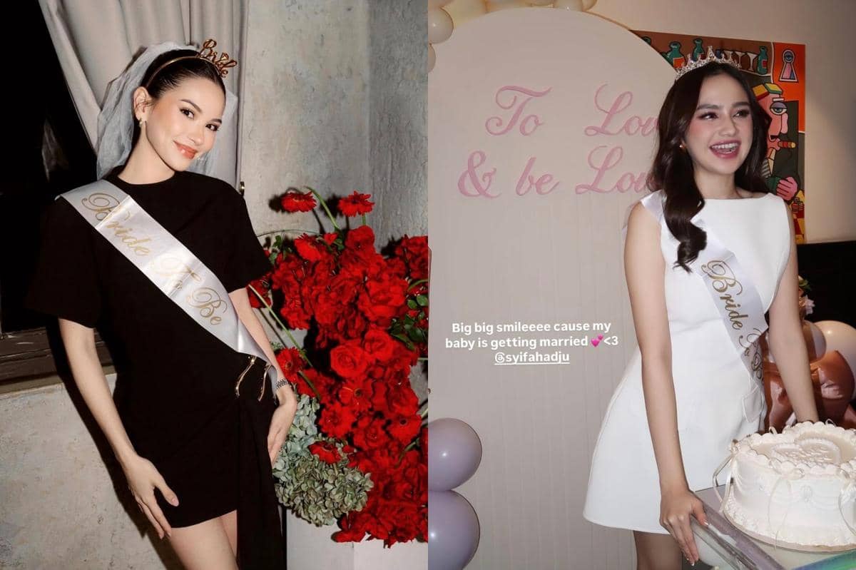8 Adu Gaya Bridal Shower Alyssa Daguise dan Syifa Hadju, bak Swan Lake