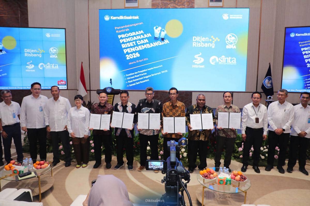 Pemerintah Salurkan Rp1,7 Triliun untuk 18.215 Riset Perguruan Tinggi