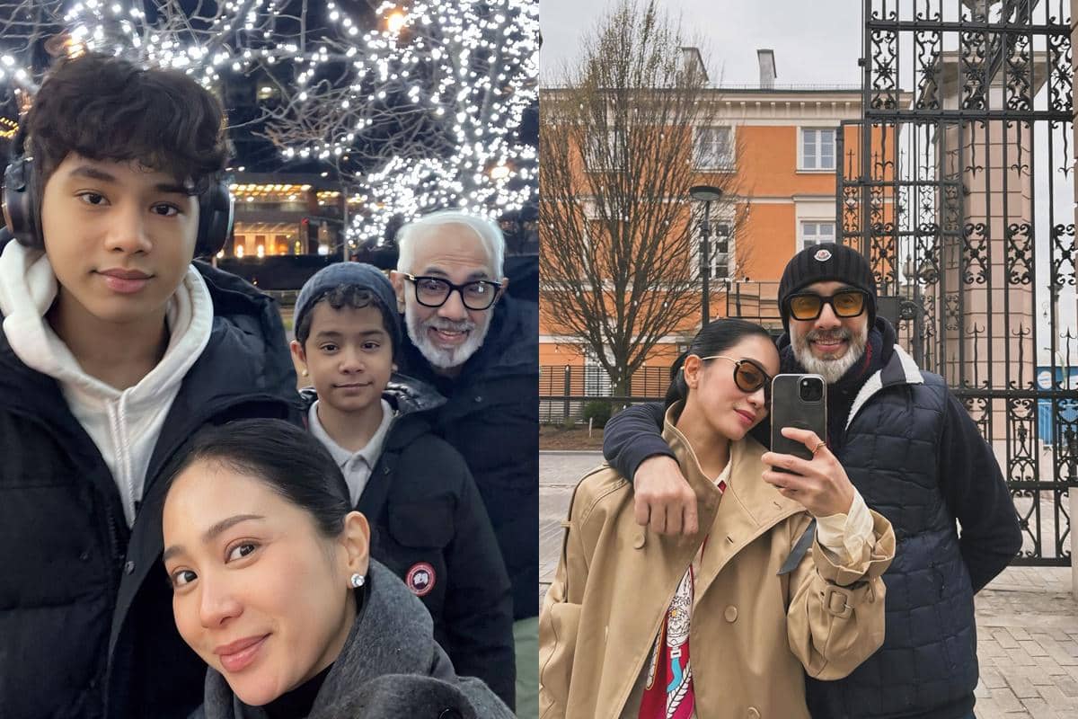 7 Potret Terbaru Bunga Zainal dengan Keluarga, Mama Penyayang